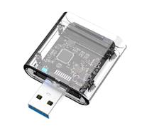 Louttary Carcasa para SSD M2 NGFF Carcasa para SSD M.2 A USB 3.0 Gen1 de 5 Gbps de Alta Velocidad para SSD SATA M.2 NGFF 2230 2242 2260 2280 SSD