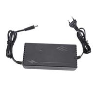 Louttary Cargador de batería LiFePO4 14.6V 10A para Scooter 12.8V 4S Coche, Cargador de almacenamiento de energía solar con ventilador DC 5.5X 2.5Mm, Enchufe de la UE, Fácil de usar