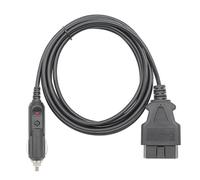 Louttary Cargador Universal para AutomóVil A Cable de ExtensióN OBDII, Cable de AlimentacióN de Emergencia de la ECU del VehíCulo, Cable de ExtensióN del Cable Adaptador para AutomóVil
