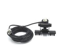 Louttary Clip de Soporte de Montaje de Antena MóVil RB-400 con Cable de AlimentacióN Coaxial de ExtensióN de 5M para /-9800/-7800