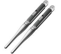 Louttary Clip para carne de acero inoxidable 304, utensilio de cocina, pinza para pala de panqueques, pinzas para barbacoa, pinzas de barbacoa, clip de pala de pescado frito,