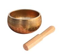 Louttary Conjunto de cantantes tibetanos - Cuenco de sonido de meditación, ilustrado, 3 pulgadas, para yoga, meditación, plena conciencia, curación y equilibrio de chakras