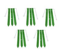Louttary Conjunto de fútbol con bandera verde para niños, cinturón ajustable de bandera de fútbol, adecuado para jóvenes y adultos