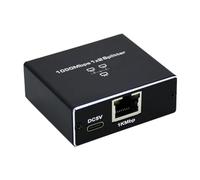 Louttary Divisor Gigabit Ethernet 1 Entrada 2 Salidas, Extensor de Red RJ45, Divisor de Cable de Internet de 1000 Mbps, para Cable Cat5/5E/6/7/8