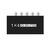 Louttary Divisor SDI Digital 1X4 Divisor Multimedia Adaptador Extensor SDI con VíDeo de TV 1080P para Proyectores, Monitor-Enchufe de la UE