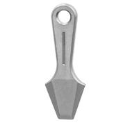 Louttary EDC Palanca Mini Aleación de Titanio Palanca Llavero Colgante Herramienta Plata