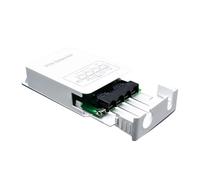 Louttary Extensor PoE de 4 Puertos 100M Repetidor PoE de Red una Prueba de Lluvia para Exteriores IP30 VLAN 44-57V 30W para CáMara PoE Ap InaláMbrico