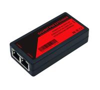 Louttary Extensor PoE Repetidor PoE de 2 Puertos A 1000 Mbps con EstáNdar IEEE 802.3Af Giga100 Metros PoE Extend para CáMara IP NVR