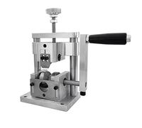 Louttary Extractor de cables, herramienta de pelado manual, cable de cobre, manivela con taladro manual, duradero plateado
