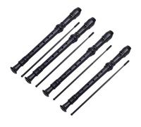 Louttary Flauta dulce ABS negra Diskant 8-Loch-Instrument Flaute Niños Adultos Principiantes Instrumento de Flauta para principiantes