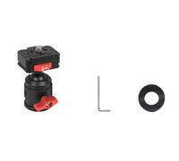 Louttary FotografíA SLR Universal de LiberacióN RáPida e InstalacióN RáPida Cabezal EsféRico de 1/4 Giratorio 360 Soporte de CáMara PanoráMica B