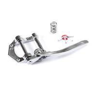 Louttary Guitarra Tremolo Vibrato Puente Cordal Archtop Compatible con ES335 LP Guitarra EléCtrica Universal (Plata)