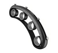 Louttary Herramienta Entrenamiento para Practicar la ExtensióN Fuerza del Dedo de ExpansióN los Dedos Guitarra,Accesorios del Velocidad de los Dedos del Piano Bajo Negro