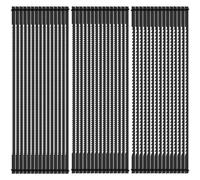 Louttary Hojas Calar 5 Pulgadas, Reemplazo Desplazamiento con Extremo Pasador 45 Piezas, Hoja Calar Acero con Alto Contenido Carbono para Madera, Metal y Plástico