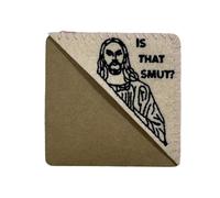 Louttary Is Smut - Marcapáginas bordado de fieltro con lado triangular y esquinas cosidas, regalo para los amantes de los libros, regalo del día de Pascua B, 1 unidad