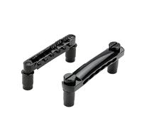 Louttary Juego de 12 cuerdas Tune-O- Bridge & Cuerdas para piezas de guitarra eléctrica LP (Negro)