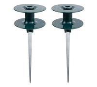 Louttary Juego de 2 clavos guía de jardín para evitar que el jardín llegue al lecho de flores, kit de protección de plantas.