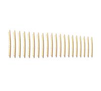 Louttary - Juego de 20 piezas para guitarra acústica clásica de cobre, 20 trastes de diapasón 2,0 mm para piezas de guitarra acústica