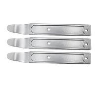 Louttary Juego de 3 herramientas de extracción de metal para coches y aviones para quitar paneles interiores y exteriores y accesorios.