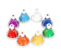 Louttary Juego de 8 relojes de mano diatónicos, campanas, percusión, juguete de regalo musical, melodía infantil