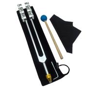 Louttary Juego de Diapasones, OTTO32HZ Diapasones con Base para Curar Chakras, Terapia de Sonido, Mantener el Cuerpo, la Mente y el Espíritu en Armonía