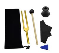 Louttary Juego de Diapasones RE 417 HZ, para el Reequilibrio de Chakras, la Terapia de Sonido, para mantener el Cuerpo, el y el Alma en armonía.