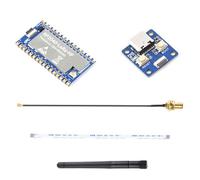 Louttary Kit de Placa de Desarrollo RP2040-LoRa HF + Placa Adaptadora SX1262 850-930Mhz la Placa de Desarrollo Admite GFSK Lora