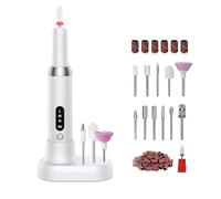 Louttary Lijadora de Uñas Eléctrica Brocas De Uñas Profesionales Molienda Pulido Eliminación Arte Lijado Pluma Manicura Máquina,A