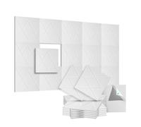 Louttary - Lote de 12 paneles de espuma acústica, paneles de pared insonorizados, 12 x 12 x 0,4 pulgadas, para de casa, oficina A