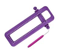 Louttary MáQuina de Tejer Bufandas y CalceteríA Ajustable, Herramientas Manuales de Bricolaje, MáQuina de Tejer de PláStico, Herramientas de Costura para el Hogar