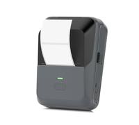 Louttary Mini Impresora P2 Adecuada para el Hogar y la Oficina, Precio de Etiquetas de Ropa Comercial, Impresora InaláMbrica TéRmica PortáTil de CóDigo de Barras