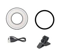 Louttary Mini Luz LED de Bolsillo MagnéTica para / 13 14 Series Luz de Relleno de Cubo con Clip para Maquillaje Vlog Live 36W