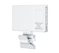 Louttary Mini Luz LED Recargable con Clip, LáMpara PortáTil Ajustable para TeléFono, Almohadilla, Maquillaje, Selfie, Vlog