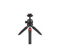 Louttary Mini Soporte PortáTil Multifuncional VLOG TríPode Estabilizador en con Clip para TeléFono Steady Shot Soporte AntivibracióN, Rojo