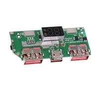 Louttary Módulo de Carga Rápida con Pantalla Digital de Batería de Litio de 5V 3A IP5356 Type-C Micro-USB QC3.0 2.0 PD3.0 PD2.0//
