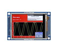Louttary MóDulo de Pantalla TFT LCD de 3,2 Pulgadas 320 X 240 PíXeles ILI9341 8080 Paralelo+SPI 3,3 V LCD 65K Pantalla TáCtil de Resistencia de Color