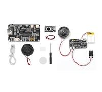 Louttary Módulo de Sonido Grabable con Descarga de MP3 Tipo C para Caja de Regalo Tarjeta de Cumpleaños de Navidad Cubierta de Música de Pared con Batería