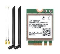 Louttary MT7921 WIFI6 2.4G 5G Gigabit Network Card Desktop Computer Laptop Built-in Wireless Network Card with External Antenna