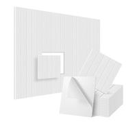 Louttary - Paneles de espuma insonorizados (12 x 12 x 0,4 pulgadas, paneles de pared acústicos, autoadhesivos, para tratamiento acústico, color