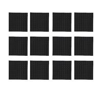Louttary Paquete de 12 paneles de espuma a prueba de sonido, diseño de pirámide, espuma acústica de 1.2 x 20 x 20 pulgadas para estudios domésticos y profesionales