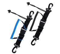Louttary Paquete de 2 Cordones de Buceo Cordones de CáMara con Hebillas de LiberacióN RáPida para Luces de Buceo Poste de Herramientas de Buceo Submarino