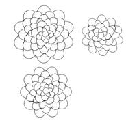 Louttary Paquete de 3 Herramientas para Arreglos Florales de Alambre de Acero Inoxidable con Forma de Rana y Flores, Soporte para Rejilla Floral Reutilizable