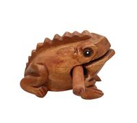 Louttary PercusióN de Madera Croada Tallada, Sonido Musical, Rana de Madera, Bloques de Tono, Juguetes de Aproximadamente 10X6X6Cm