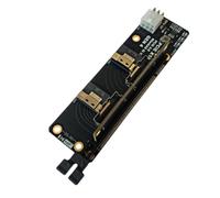 Louttary Placa Adaptadora de Ranura Gen4 SlimSAS 8I X2 una PCIE 4.0 X16 de 2 Puertos para Captura de Tarjeta GráFica de VíDeo de Tarjeta de Red