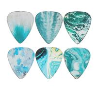 Louttary Plectres Transparentes, púas de guitarra, guitarra popular, púas de guitarra eléctrica, púas transparentes de color personalizado D