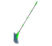 Louttary Rastrillo para césped de 1,7 m, rastrillo de paja, rastrillo de jardín, escarificador, rastrillo de suelo
