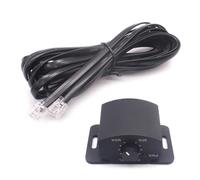 Louttary Reemplazo del Amplificador Perilla de Graves Control Remoto Subwoofer de 6 Perilla de Control de Ajuste de Volumen Remoto para Altavoces