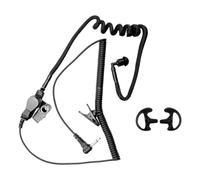 Louttary Reemplazo del Tubo de Aire del Resorte del Auricular Monoaural de 3,5 mm Reemplazo del Tapón del Oído del Walkie Talkie para Auriculares de Radio B