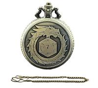 Louttary Reloj de bolsillo y mini juego de dados de metal multicara, juego de mesa, reloj de bolsillo de cubo de mesa sin esfera