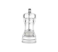 Louttary Salero y pimentero de acrílico, grosor ajustable mediante rotor de cerámica, accesorios de cocina, S, 1 unidad